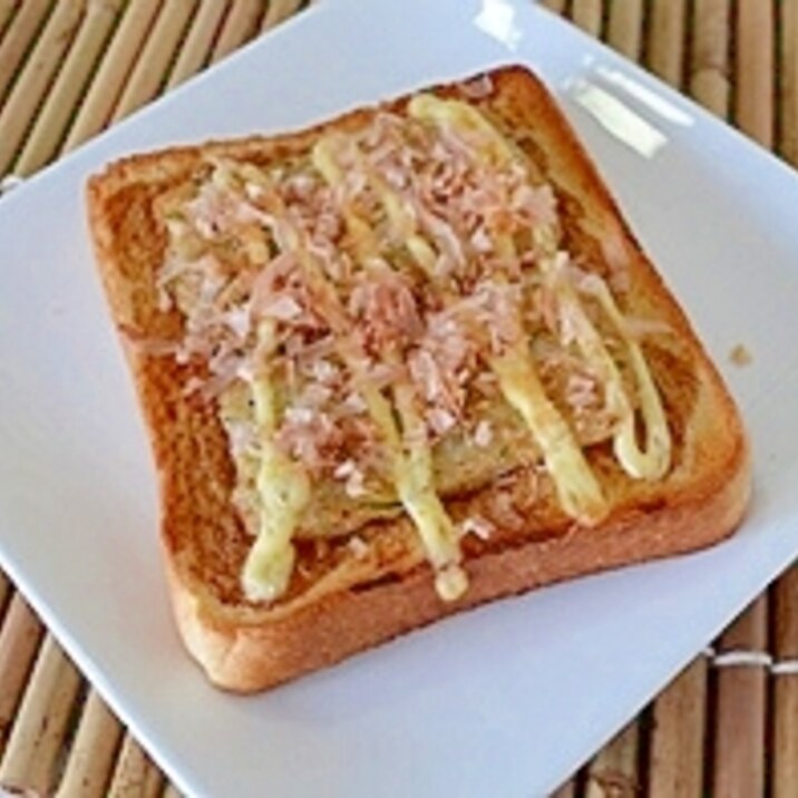 ◇ネギちりめん揚◆のお好み焼き風惣菜パン☆